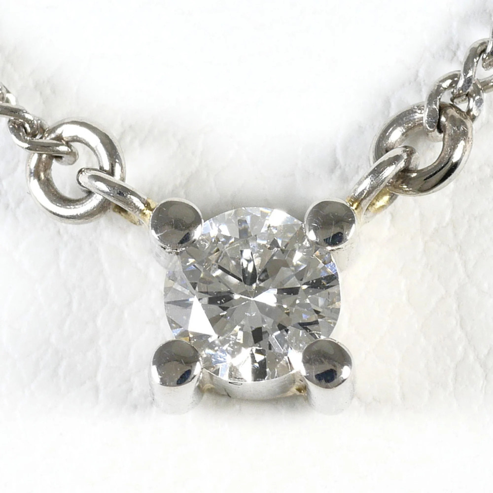 VINTAGE Silver Diamond Necklace